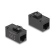 Delock Keystone Modul RJ45 jack na RJ45 jack Cat.6A UTP černá