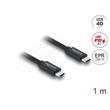 Delock Koaxiální kabel USB 40 Gbps USB PD 3.1 240 W 1 m