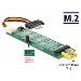 Delock Konvertor SATA pin 8 napájecí samice > slot M.2 Key B