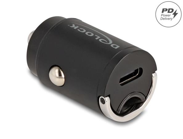 Delock Mininabíječka do auta, USB Type-C™ PD 3.0, o výkonu 30 W