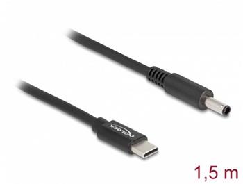 Delock Nabíjecí kabel pro laptop, ze zástrčky rozhraní USB Type-C™ na zástrčku Dell 4,5 x 3,0 mm