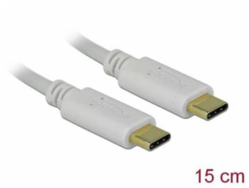 Delock Nabíjecí kabel USB Type-C™, 15 cm PD 100 W, s E-Marker