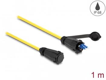 Delock Optický kabel z LC Duplex na LC Duplex s ochrannou krytkou, single-mode, 1m