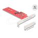 Delock PCI Express 5.0 x4 karta na 1 x interní NVMe M.2 Key M - Low Profile
