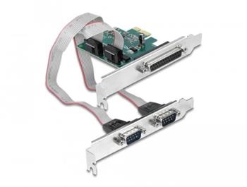 Delock PCI Express Card na 2 x Seriový RS-232 + 1 x Paralelní IEEE1284