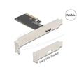 Delock PCI Express x4 Karta na 1 x externí OCuLink SFF-8612 - Low Profile