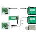 Delock PCI Express x4 Karta U.2 NVMe na 1 x interní SFF-8654 4i + 1 x interní SFF-8643 – Low Profile
