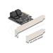 Delock Pětiportový řadič SATA karty PCI Express x4 - Low Profile