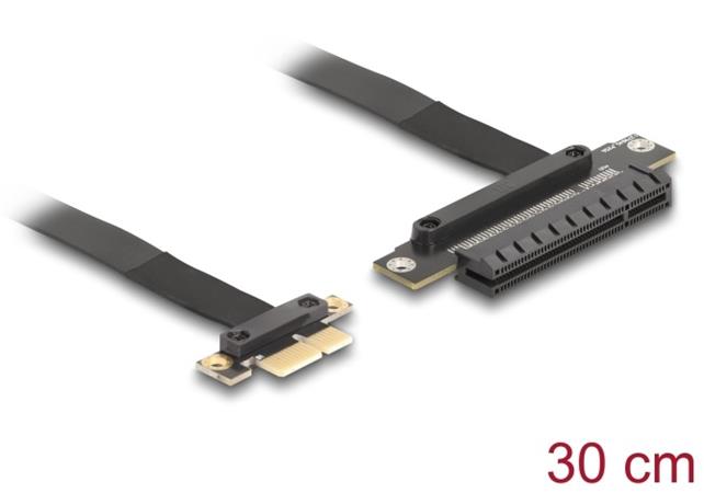 Delock Riser karta PCI Express 3.0, ze zástrčky x1 na slot x8, s kabelem, délka 30 cm