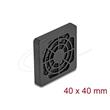 Delock Rošt ventilátoru s protiprachovým filtrem, rozměr 40 x 40 mm, černý
