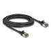 Delock Síťový kabel RJ45 Cat.8.1, F/FTP Slim Pro, 3 m, černý