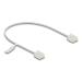 Delock Síťový kabel rozhraní RJ45 Cat.6, UTP Ultra Slim, 0,3 m, šedá s krátkými zástrčkami