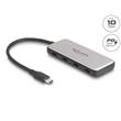 Delock USB 10 Gbps Hub, USB Type-C™ se 4 x zásuvkami USB Type-C™ a PD 85 W