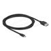 Delock USB 2.0 kabel EASY USB typu Micro-B samec na EASY USB typu A samice 2 m, černý