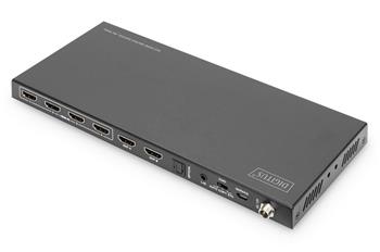 DIGITUS 4x2 HDMI Matrix Switch, 4K/60Hz Scaler, EDID, ARC, HDCP 2.2, 18 Gbps