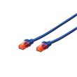 Digitus CAT 6 U-UTP patch cable, Cu, LSZH AWG 26/7, length 10 m, color blue