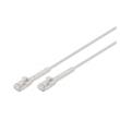 Digitus CAT 6A F-FTP ohebný propojovací kabel, Cu, TPE-LSZH AWG 32/7, délka 2m, šedá