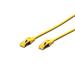 Digitus CAT 6A S-FTP patch cable, Cu, LSZH AWG 26/7, length 5 m, color yellow