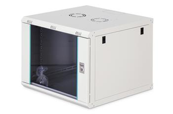 DIGITUS DN-37106 Nástěnná skříň 9U, Dynamic-N, 19", 600x600mm, nesmontovaná, šedá (RAL 7035)