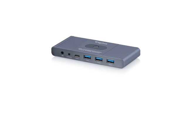 DIGITUS DS-12855 KVM Switch, 2portový, HDMI, USB 4K60Hz, Core Line