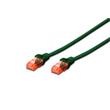 Digitus Ecoline Patch Cable, UTP, CAT 6e, AWG 26/7, zelený 5m, 1ks