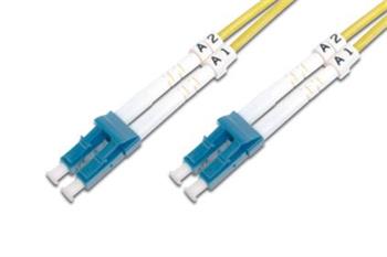 DIGITUS Fiber Optic Patch Cord,, LC (APC) to LC (UPC), Singlemode, OS1, 09/125 µ, Duplex, Length 3m