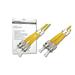 DIGITUS Fiber Optic Patch Cord, ST to ST, Singlemode, OS1, 09/125 µ, Duplex Length 5m
