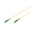 DIGITUS Fiber Optic simplex patch kabel, Singlemode, LC/APC - LC/APC, OS2, 9/125µ, 5 m