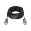 Digitus HDMI AOC hybridní optický kabel, Type A M/M, 10m, UHD 8K@60Hz, CE, gold, bl