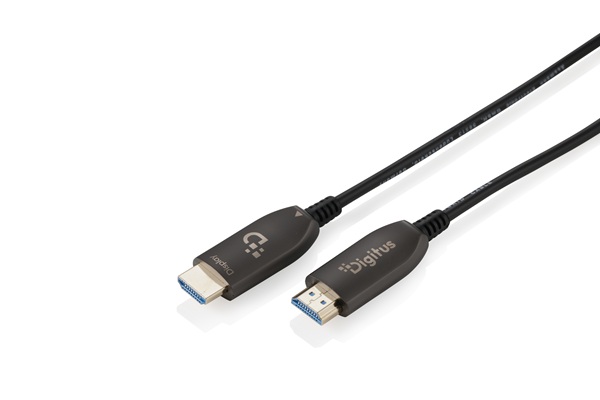 Digitus HDMI AOC hybridní optický kabel, UHD 8K, 60 m, černý