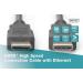 Digitus HDMI High Speed + Ethernet připojovací kabel, 2xstíněný, 3m