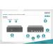 DIGITUS KVM switch, 4 porty, duální displej, 4K, HDMI®