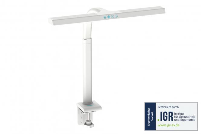 DIGITUS LED stolní lampa - 50 cm, 1025 lm, 7W, bílá