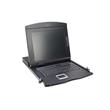 Digitus Modular console with 19" TFT (48,3cm), 1-port KVM & Touchpad, swiss keyboard
