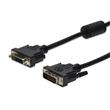 Digitus Prodlužovací kabel DVI, DVI (24 + 1), 2x ferit M / F, 2,0 m, DVI-D Dual Link, bl