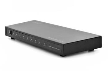 Digitus Rozbočovač HDMI, 1x8, 1080p, 3D, vysokorychlostní 2,25 Ghz/225 MHz, kovové pouzdro, černý
