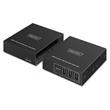 DIGITUS USB 3.2 Gen1 CAT Extender, 5 Gbps, 4 porty: 3x USB-A / 1x USB-C, 100m