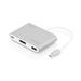 DIGITUS USB Type-C™ 4K DisplayPort Multiport Adapter, 3-Port