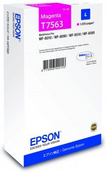 EPSON cartridge T7563 magenta (WF-8xxx)