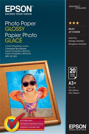 EPSON paper A3+ - 200g/m2 - 20sheets - Photo Paper Glossy