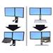 ERGOTRON WORKFIT CONVERT-TO-LCD & LAPTOP KIT FROM DUAL DISPLAYS, měnič uchycení