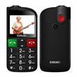 EVOLVEO EasyPhone FL, mobilní telefon pro seniory s nabíjecím stojánkem, černá