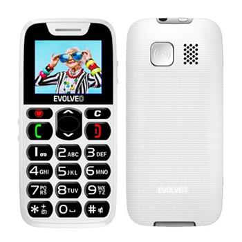 EVOLVEO EasyPhone, telefon pro seniory s nabíjecím stojánkem, 1,8" 160 × 128 px/