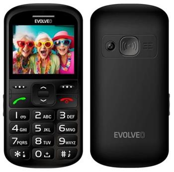 EVOLVEO EasyPhone ID, mobilní telefon pro seniory, nejjednodušší telefon na trhu