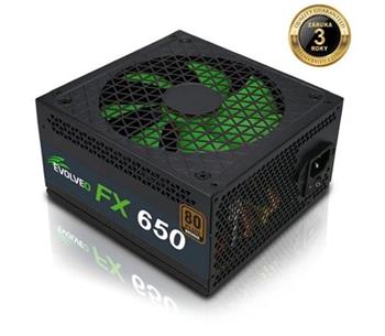 EVOLVEO FX 650 zdroj 650W ATX, 14cm, tichý, 80+ br