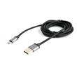 GEMBIRD CABLEXPERT kabel USB A Male/Micro USB Male 2.0, 1,8m, opletený, černý, blister