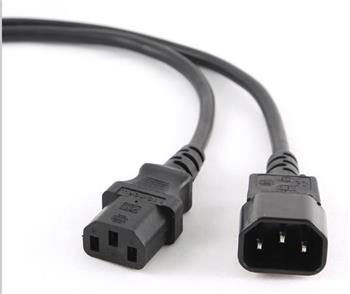 GEMBIRD Kabel síťový 1,8 m napájecí (C13 to C14), VDE