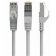 GEMBIRD PP6A-LSZHCU-15M – S/FTP Cat. 6A LSZH propojovací kabel, šedý, 15 m