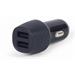 GEMBIRD TA-U2C48A-CAR-01 – 2portová USB nabíječka do auta, 4,8 A, černá