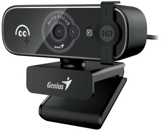 Genius FaceCam OPEN Webkamera, Full HD 1080p, Windows Hello, autofocus, 5Mpx senzor, krytka soukromí, USB/USB-C, černá